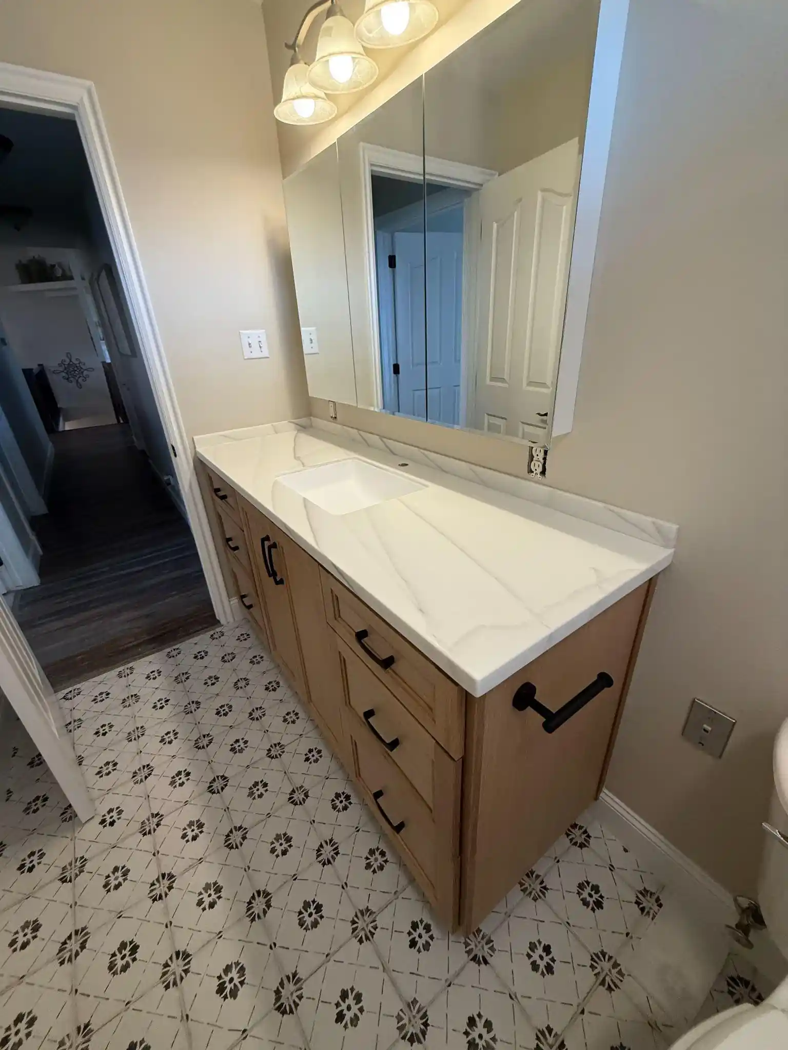 Custom Double Bath Vanity