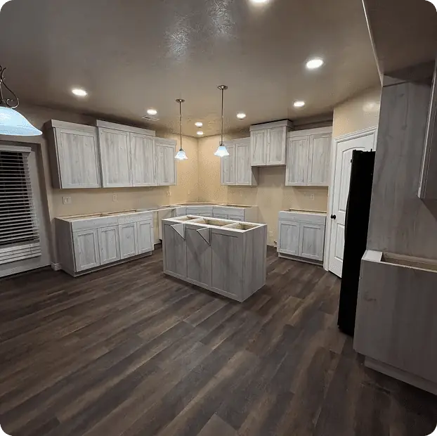 Gray Shaker Kitchen